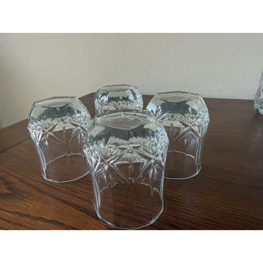 Cristal D’arques Ashley Set Of 4 Old Fashion Whiskey Glasses /Rocks